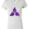 Women's Short Sleeve V-Neck T-Shirt Thumbnail