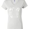 Women's Short Sleeve V-Neck T-Shirt Thumbnail